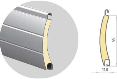  Роллеты Алютех серии Trend, алюминиевый профиль с мягким пенным наполнителем  PD/55mN 
